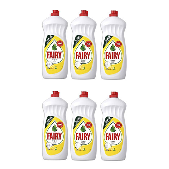 Fairy Sıvı Bulaşık Deterjanı 6x650 ml Limon