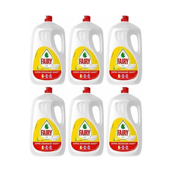 Fairy Sıvı Bulaşık Deterjanı Limonlu 2600 Ml 6 Adet