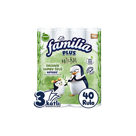 Familia Plus Natural 40lı Tuvalet Kağıdı