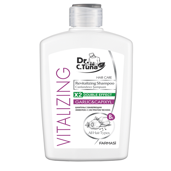 Farmasi DR. C. TUNA Vitalizing Tüm Saçlar için Canlandırıcı Sarımsaklı Şampuan-500 ml Şampuan ve Saç Kremi Fiyatı