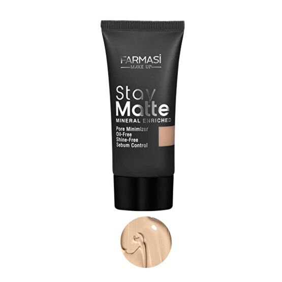 Farmasi Fondöten - Stay Matte Foundation Light Ivory 01 30 ml Fondötenler Fiyatı