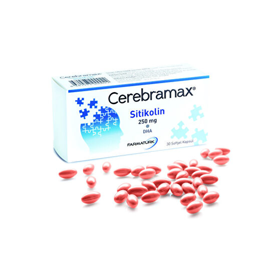 Farmaturk Cerebramax Softjel Kapsül 250 Mg Sitikolin & Dha