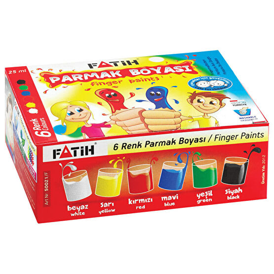 Fatih Parmak Boyası 6 Renk Yüz & Parmak Boyası Fiyatı