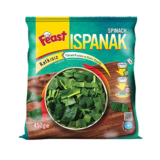 Feast Ispanak 450 G Dondurulmuş Gıda Fiyatı