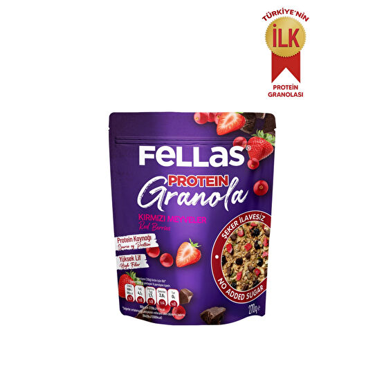 Fellas Granola - Kırmızı Meyveler & Protein Bar Parçacıklı 270 Gr Kahvaltılık Gevrek Fiyatı