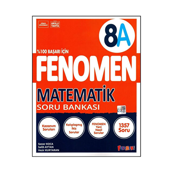 Fenomen Yayıncılık Fenomen 8. Sınıf LGS Matematik Soru Bankası (A) Ders Sınav Kitapları Fiyatı