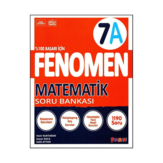 Fenomen Yayıncılık Gama Fenomen 7. Sınıf Yeni Nesil 2023 Matematik (A) Soru Bankası Yardımcı Kitaplar Fiyatı