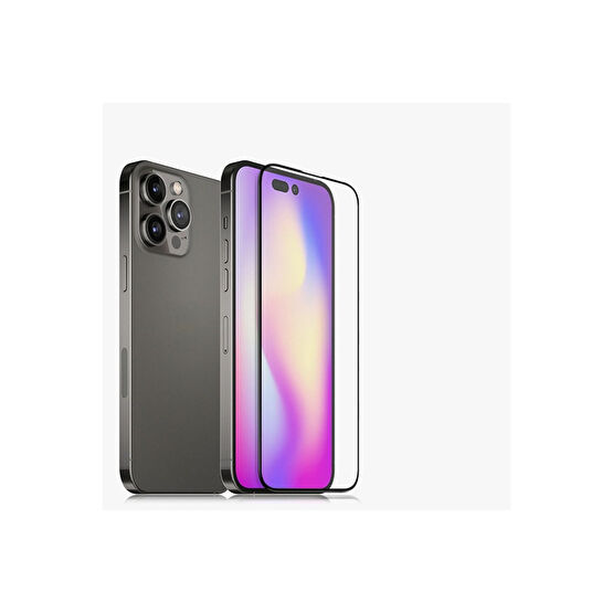 Fibaks Apple iPhone 15 Pro Max Uyumlu Tam Kapatan Tamperli Cam Ekran Koruyucu Kırılmaz Cam Cep Telefonu Ekran Koruyucusu Fiyatı