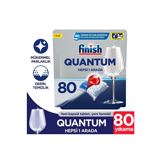 Finish Quantum 80 Tablet Bulaşık Makinesi Deterjanı