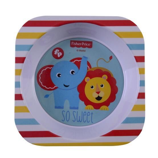Fisher Price Bebek Çizgili Mama Kasesi