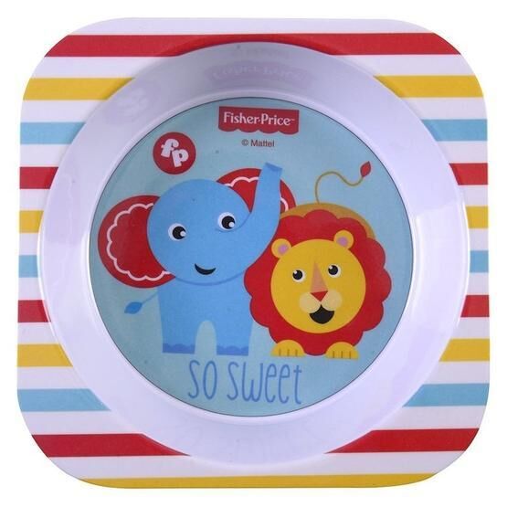 Fisher Price Bebek Çizgili Mama Kasesi