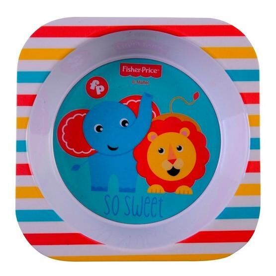 Fisher Price Bebek Çizgili Mama Kasesi