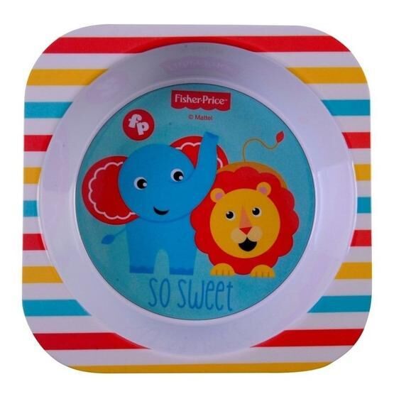 Fisher Price Bebek Çizgili Mama Kasesi