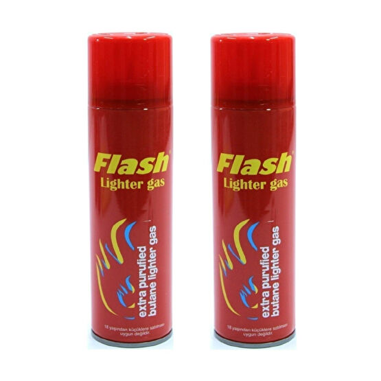 Flash Çakmak Gazı 270 gr 2li Çakmak Fiyatı