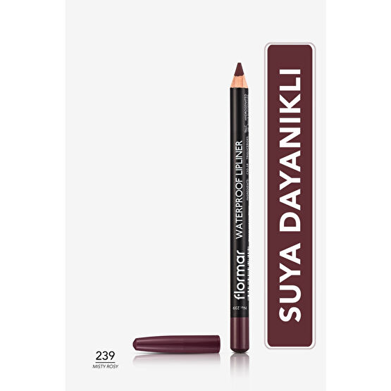 Flormar Dudak Kalemi Waterproof Lipliner 239 Misty Rosy 47000037-239