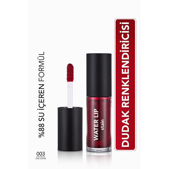 Flormar Kalıcı Mat Dudak Tinti (Mor) - Water Lip Stain - 003 Girl Gang - 8682536042185 Rujlar & Dudak Parlatıcıları Fiyatı