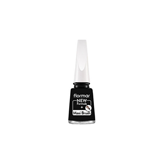Flormar Nail Enamel Yüksek Pigmentli & Parlak Bitişli Oje Fne-313 Black Mınımalısm