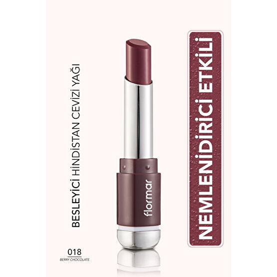 Flormar Ruj - PrimeN Lips Lipstick Berry Chocolate 8690604364497