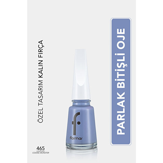 Flormar Sedefli Parlak Oje (MAVİ) - Nail Enamel - 465 Cookie Monster - 8682536036191 Oje Fiyatı