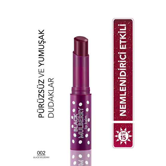 Flormar Shea Ve Kakao Yağı Içeren Renkli Dudak Nemlendiricisi (KARADUT) - Lip Balm - 002 - 8690604555376 Dudak Bakımı / Koruyucu Fiyatı