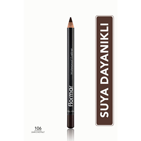 Flormar Suya Dayanaklı Göz Kalemi - Koyu Kahverengi Waterproof Eyeliner Fiyatı