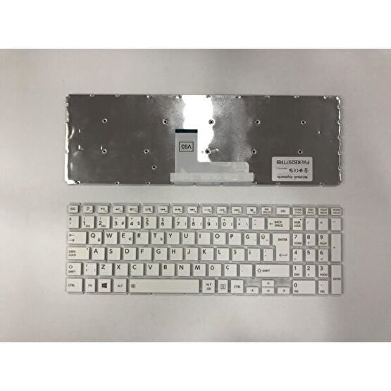 Flow Toshiba Satellite C55-C-12E, C55-C-13E Notebook Klavye Beyaz Kablosuz Klavye Fiyatı