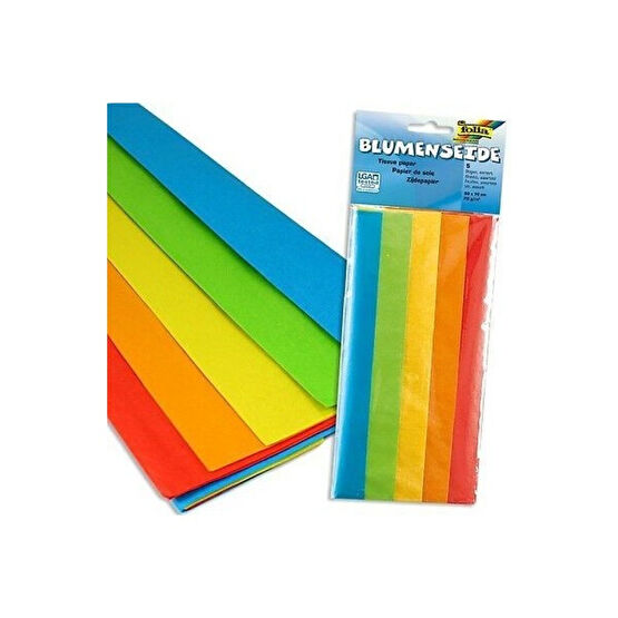 Folia Tissue Çiçek Kağıt 50X70 cm 5 Renk Fotokopi Kağıdı Fiyatı