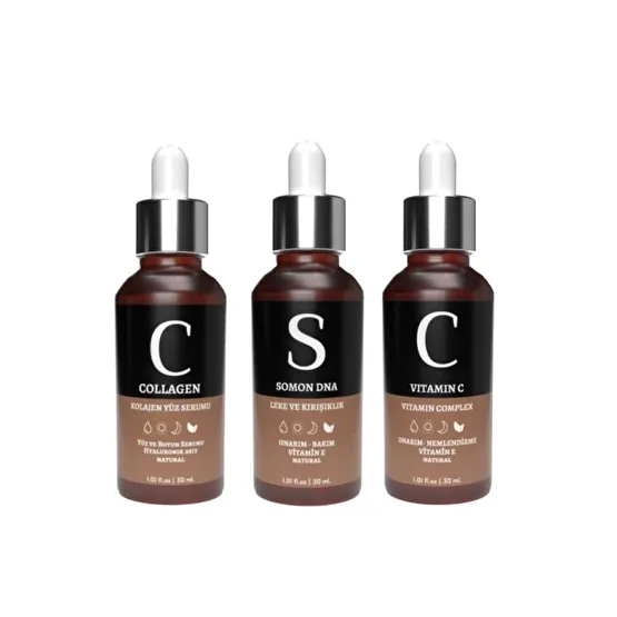 For You Gold Collegen & Somon Dna &  C Vitamini Cilt Bakim Serum Seti Yüz Bakım Setleri Fiyatı