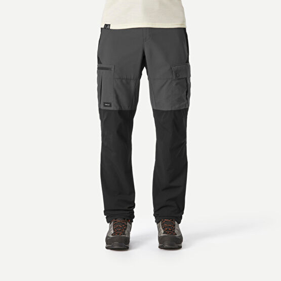 Forclaz Erkek Outdoor Trekking Pantolonu - Gri - Mt500 Pantolon (Outdoor) Fiyatı