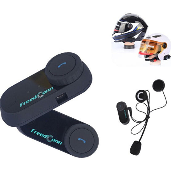 Freedconn T-Com Vb Bluetooth Interkom Motosiklet Kask Kulaklık - Siyah Aksiyon Kameralar Fiyatı