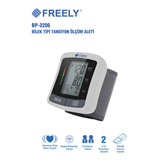 Freely Bp-2206 Bilek Tipi Otomatik Tansiyon Ölçüm Aleti Tansiyon Aleti Fiyatı