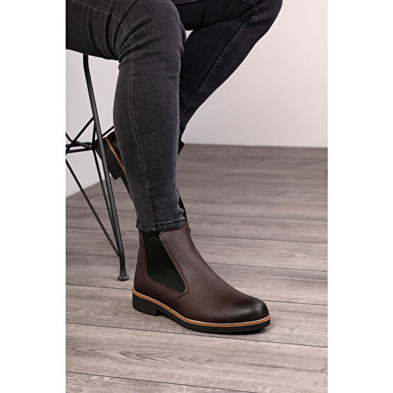 Freemax Unisex Chelsea Bot Garantili Ürün .30141 Kahverengi 40 Beden Kadın Botları Fiyatı