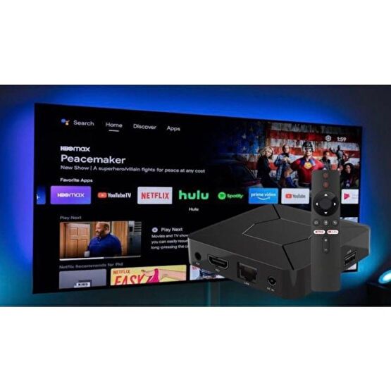FS1PRO Teknoloji 4K Android TV Box 3. Nesil & Hedıye IpTV Çanaksız TV Izleme - Media Player & Akıllı TV Kutusu Internet TV Ev Sinema Receiverları Fiyatı