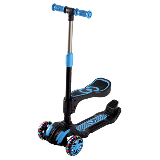 Furkan Toys Cool Wheels Led Işıklı Oturaklı Mavi Scooter Fiyatı