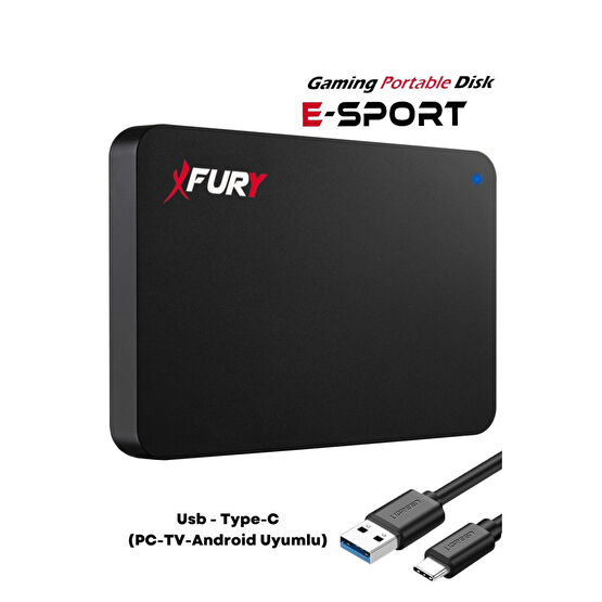 FURY E-sport 500 Gb Harici Disk - Taşınabilir Disk - Taşınabilir Harddisk Taşınabilir Hard Diskler Fiyatı