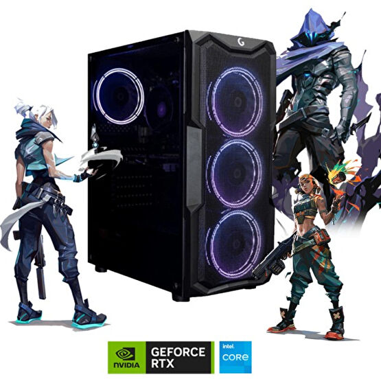 Game Garaj Gamegaraj Aquarius 5T13-4060TI Intel I3 13400F 16GB 1tb Rtx 4060TI Masaüstü Bilgisayar Fiyatı