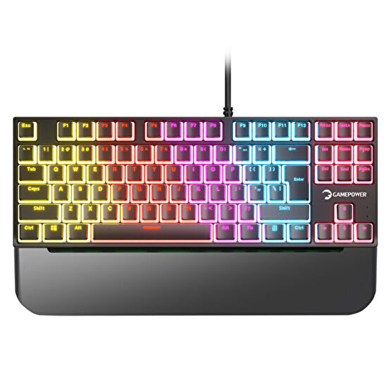 Gamepower Suki TKL Mekanik Red Outemu Switch Puding Keycaps Türkçe Q USB Oyuncu Klavyesi Oyuncu Klavyesi Fiyatı