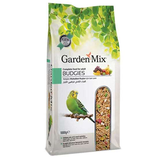 Gardenmix Platin Meyveli Muhabbet Kuş Yemi 1kg