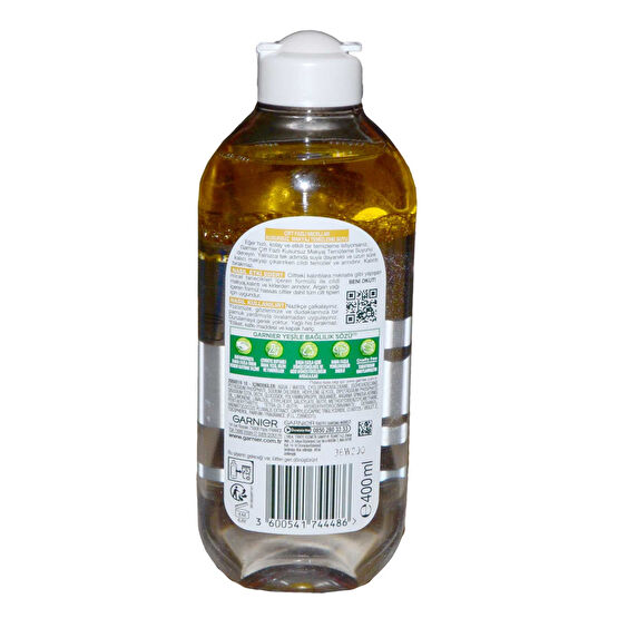 Garnier Makyaj Temizleme Suyu 400 ml Çft Fazlı Miccelar