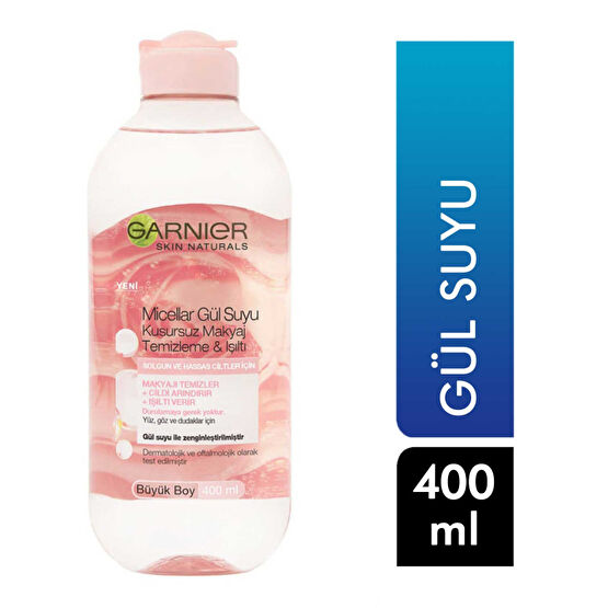 Garnier Makyaj Temizleme Suyu 400 ml Gül Suyu Miccelar Diğer Fiyatı