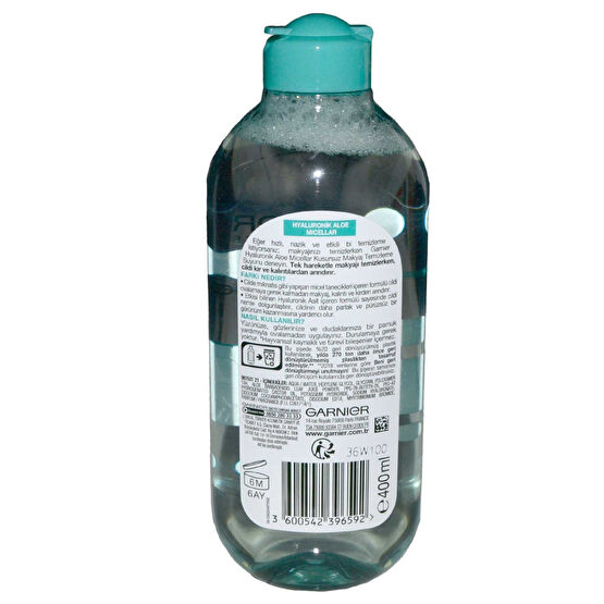 Garnier Makyaj Temizleme Suyu 400 ml Hyaluronik Aloe Miccelar