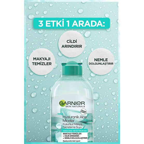 Garnier Makyaj Temizleme Suyu 400 ml Hyaluronik Aloe Miccelar