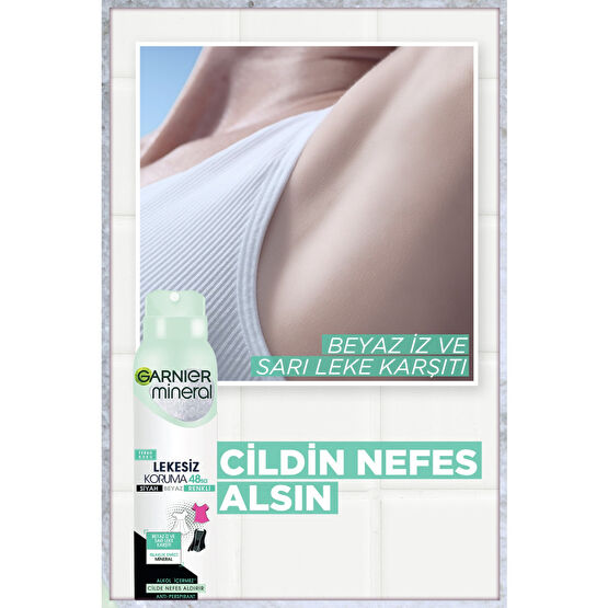 Garnier Mineral Lekesiz Koruma Ferah Koku Sprey Deodorant