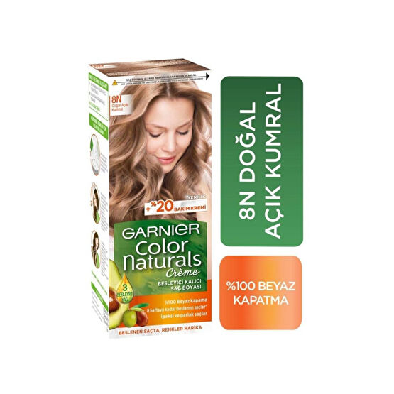 Garnier Saç Boyası - Color Naturals 8N Doğal Açık Kumral 3600541915893 Saç Boyası Fiyatı