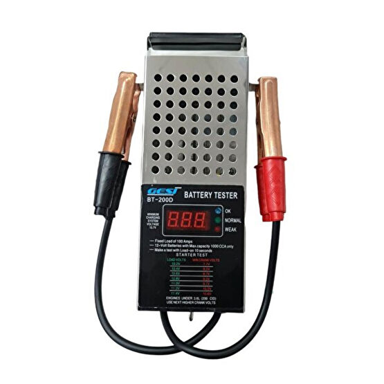 Gesi Bt-200D 12V 200 Amper Dijital Akü Test Cihazı Uydu Alıcısı Aksesuarları Fiyatı