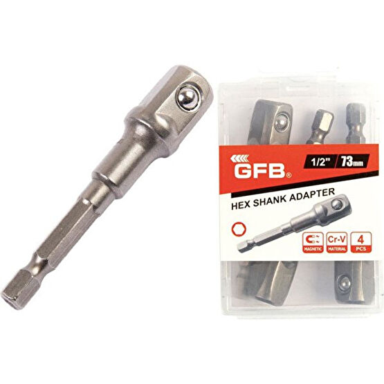 Gfb 1/2" Bits Saplı Lokma Adaptörü 73 mm Somun Sıkma Makinesi Fiyatı