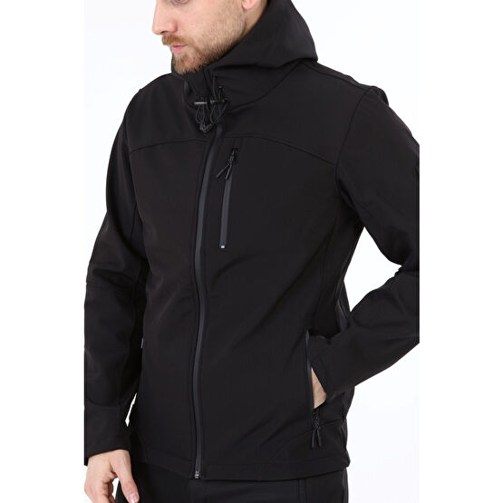 GHASSY CO. Erkek İçi Polarlı Su ve Rüzgar Geçirmez Softshell Spor Mont M Beden Mont (Outdoor) Fiyatı