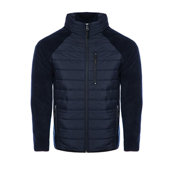 GHASSY CO. Erkek Yalıtımlı Hibrit Yürüyüş Hafif Şişme Tam Fermuarlı Polar Ceket XL Beden Mont (Outdoor) Fiyatı