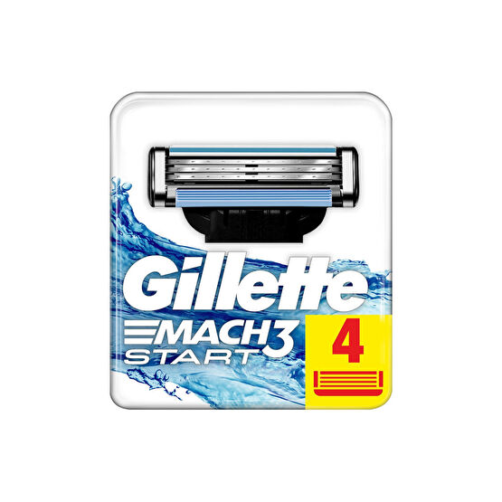 Gillette Mach 3 Start Tıraş Bıçağı 4lü Yedek Başlık Tıraş Bıçağı ve Yedekleri Fiyatı