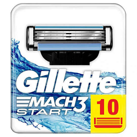 Gillette Mach3 Start Erkek Yedek Tiras Bicagi 10'Lu Tıraş Bıçağı ve Yedekleri Fiyatı